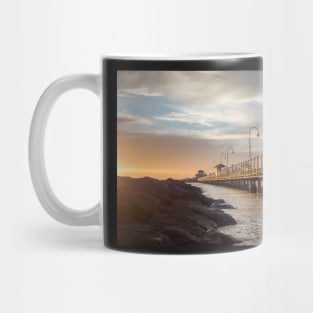 St Kilda Pier Sunset Mug